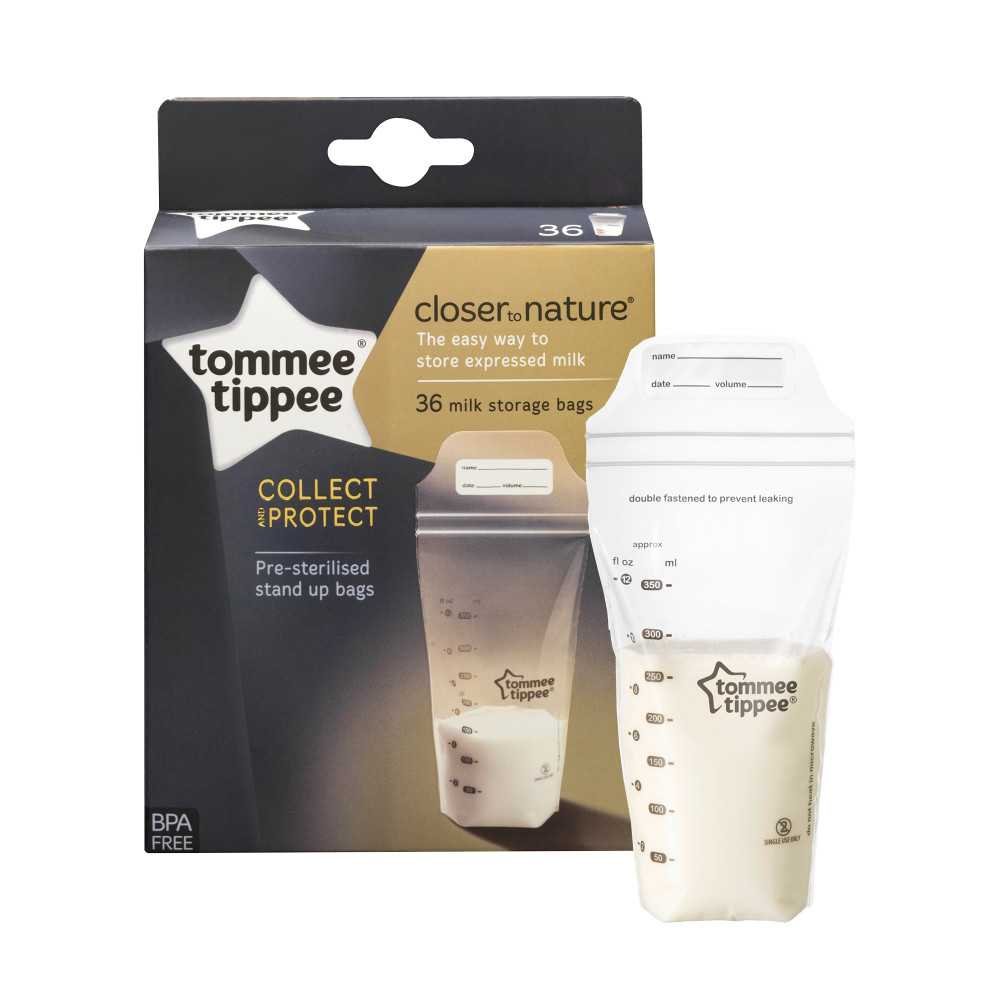 TOMMEE TIPPEE maišeliai pienui laikyti, 36 vnt., 42302242